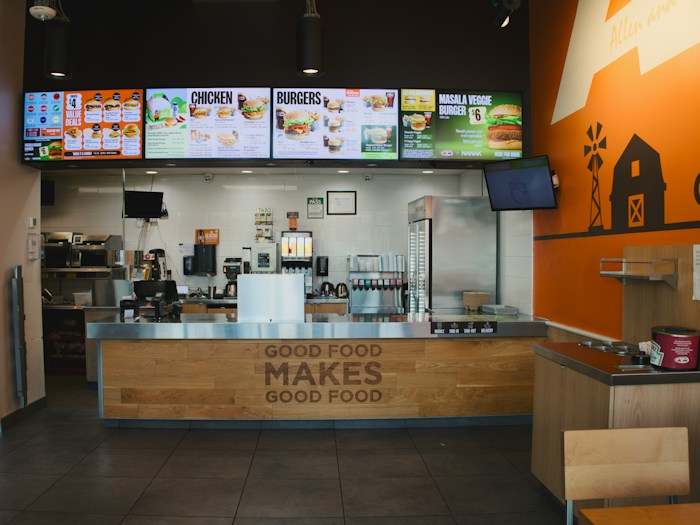 Fast Food Roti shops, burger bars, doubles and food kiosks